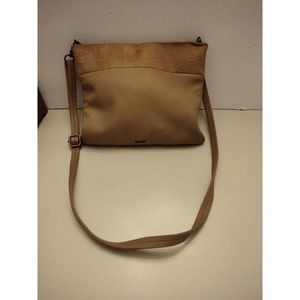 The Sak Tan leather crossbody bag 8 3/4" x 10.5".